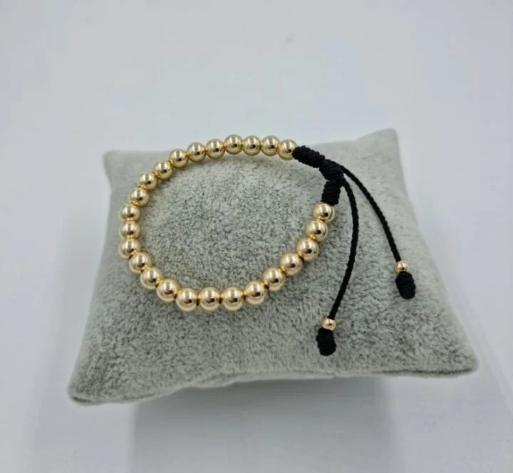 Brazalete Dorado Niño En Oro Laminado 18K