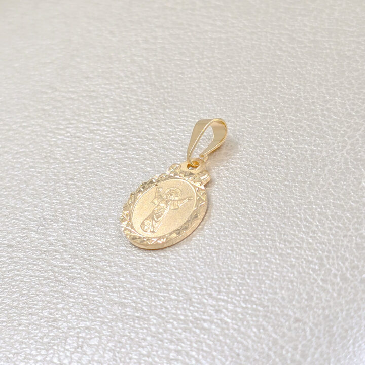 Colgante Divino Niño oro laminado 18k