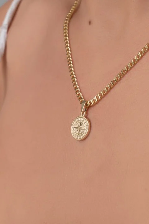 COLGANTE ROSA DE LOS VIENTOS