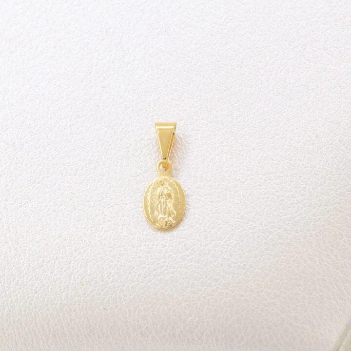 Colgante Guadalupe mini oro laminado 18k