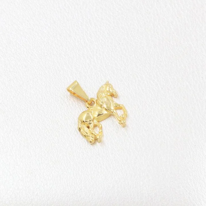 Colgante Caballo Oro Laminado 18k