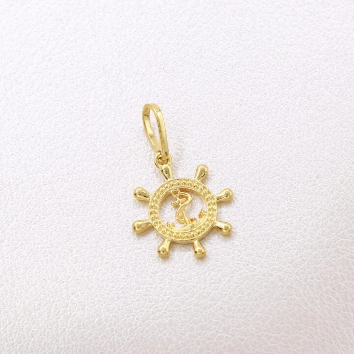 Colgante Marinero Oro Laminado 18k