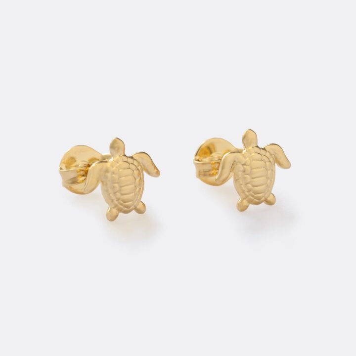 Aros tortuga oro laminado 18k