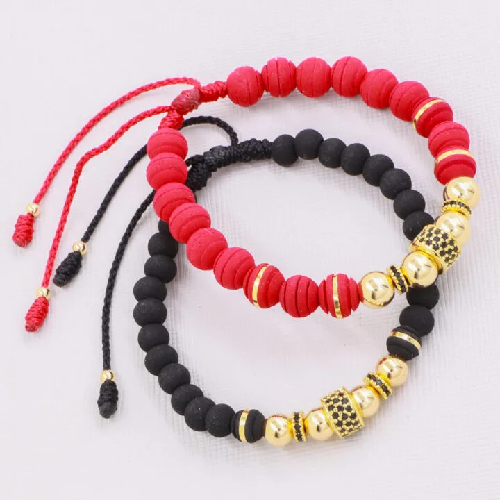 Brazalete rondeles Circonia En Oro Laminado 18K