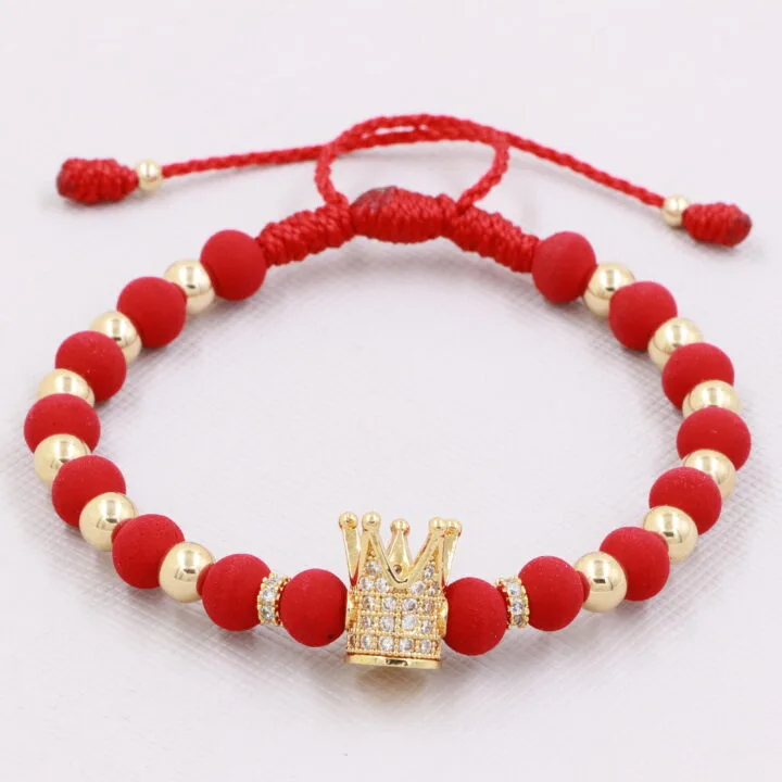Brazalete Elegant Crown En Oro Laminado 18k