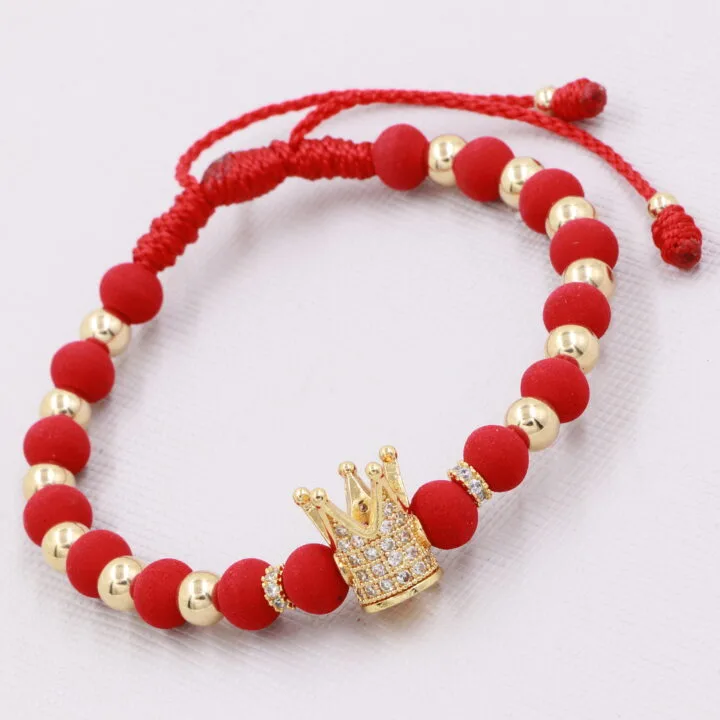 Brazalete Elegant Crown En Oro Laminado 18k
