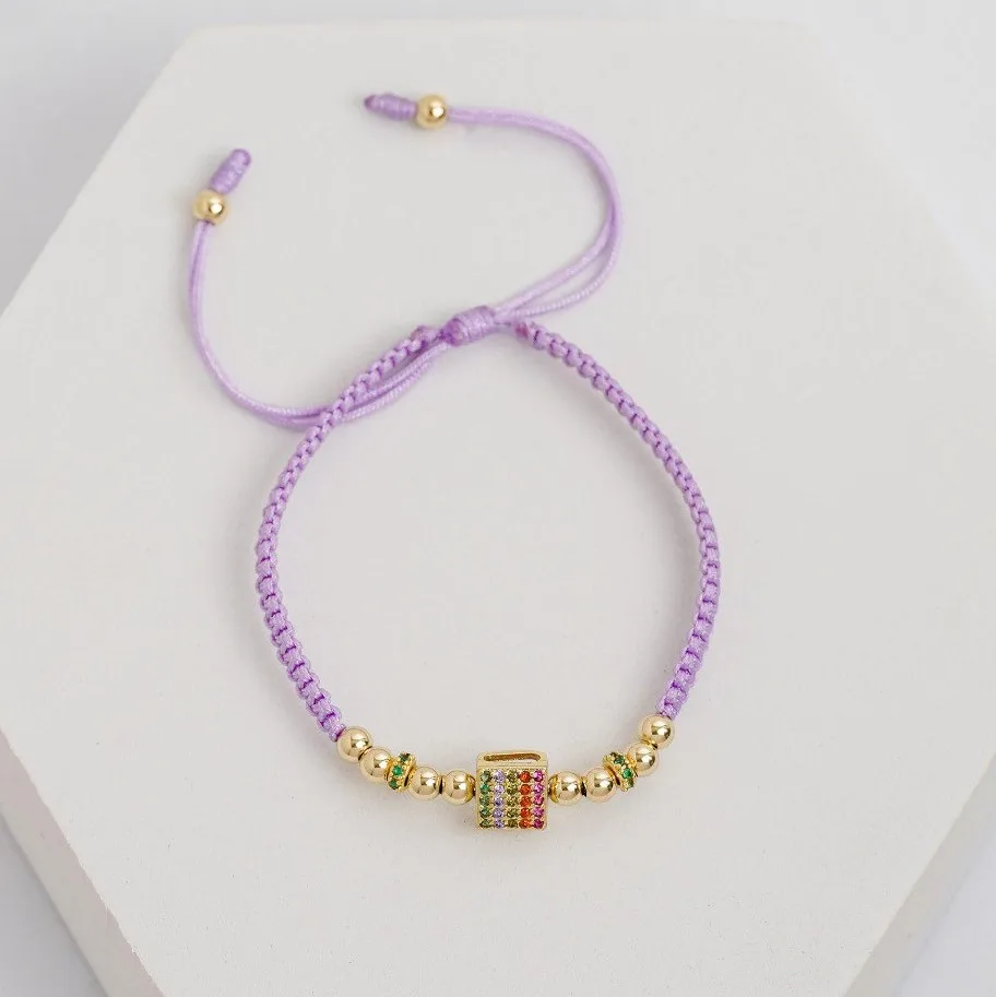 Brazalete Herraje Colors Fine En Oro Laminado18k