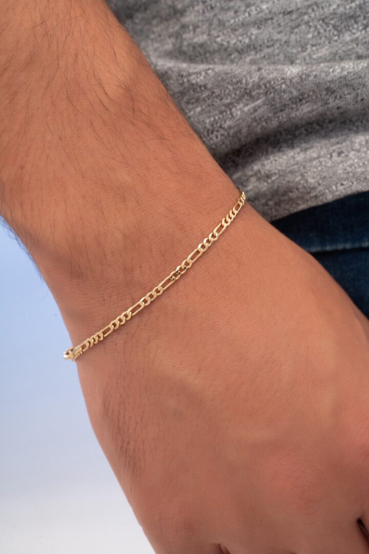 Pulsera tejido cartier semi delgada oro laminado 18k