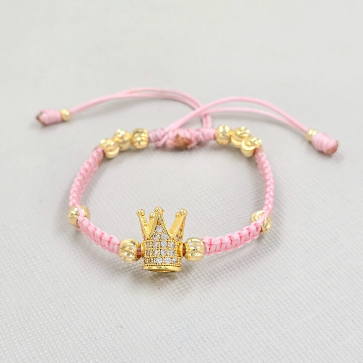 Brazalete Rosado Oro Laminado 18k