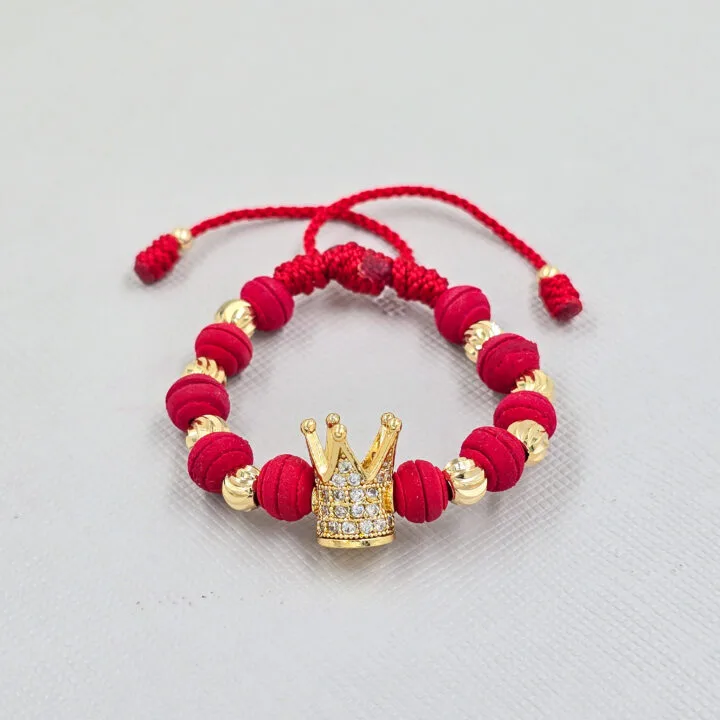 Brazalete Corona Oro Laminado 18k