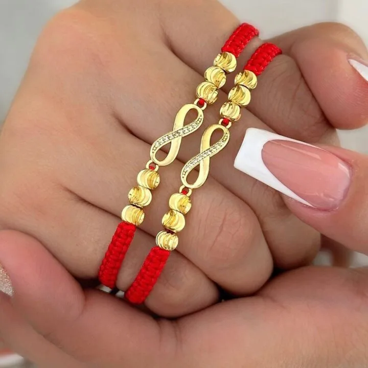 Amor Infinito parejas Oro laminado 18k