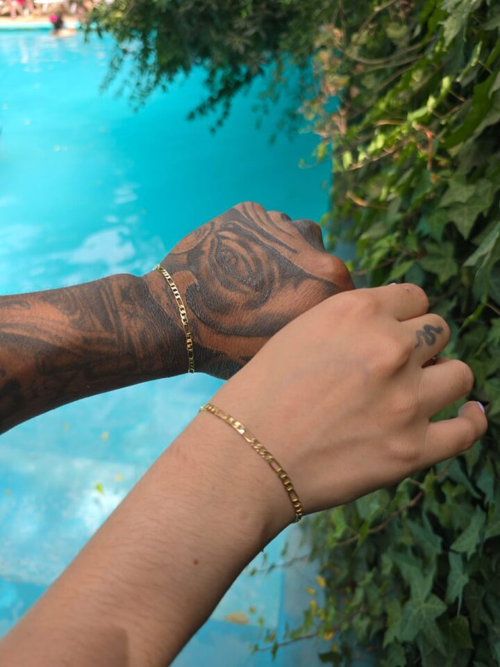 Pulseras clásicas Cartier oferta x2 oro laminado 18k