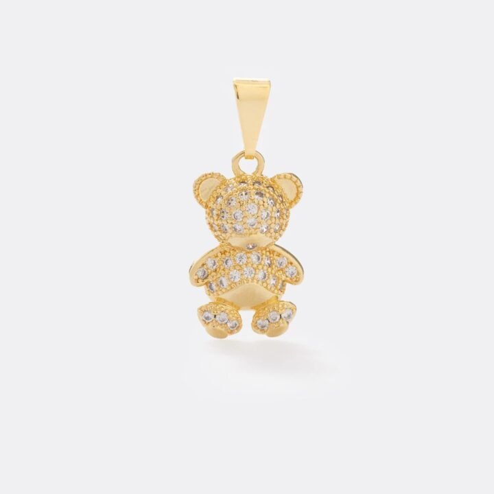 Colgante Oso Bear Oro Laminado 18k