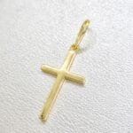 Colgante Cruz lisa Mediana Oro Laminado 18k