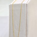 Cadena Tejido Militar Oro laminado 18k