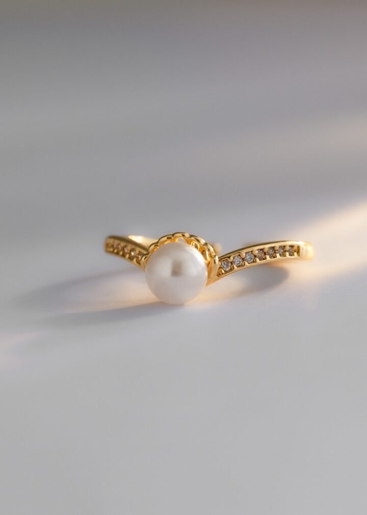 Anillo ocean soul ajustable oro laminado 18k