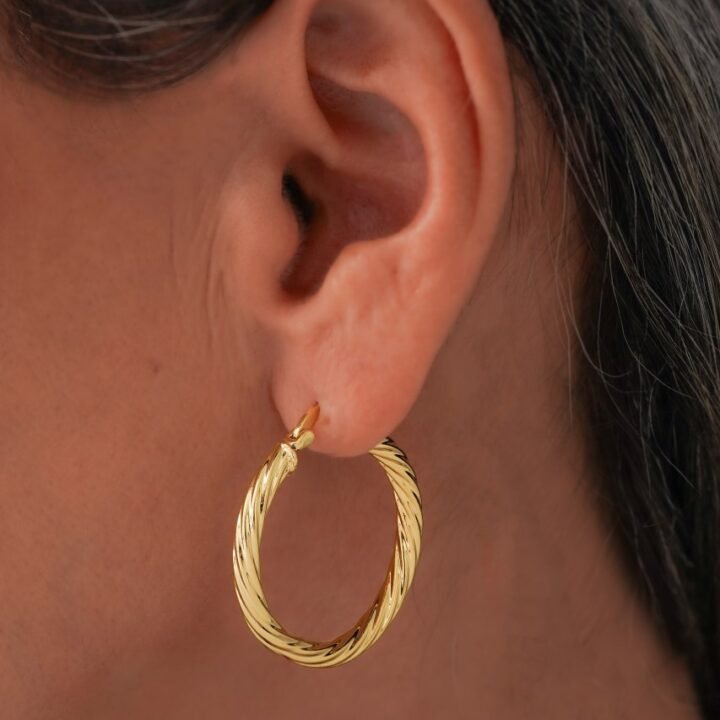 Aros Fantastic Oro Laminado 18k