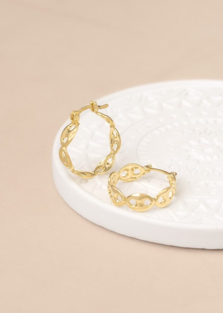 Arete Candonga Gucci Oro Laminado 18k