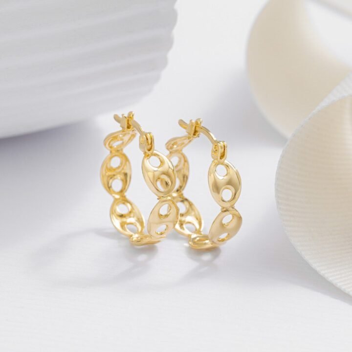 Aros Candonga Gucci Oro Laminado 18k
