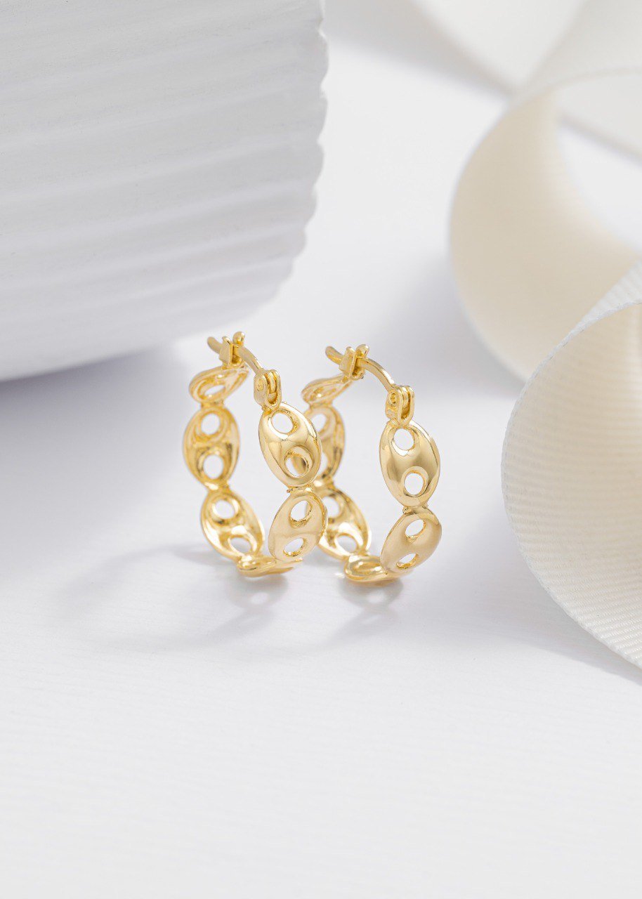 Arete Candonga Gucci Oro Laminado 18k