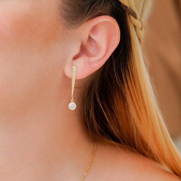 Aros Lisos Byzantine Oro Laminado 18k