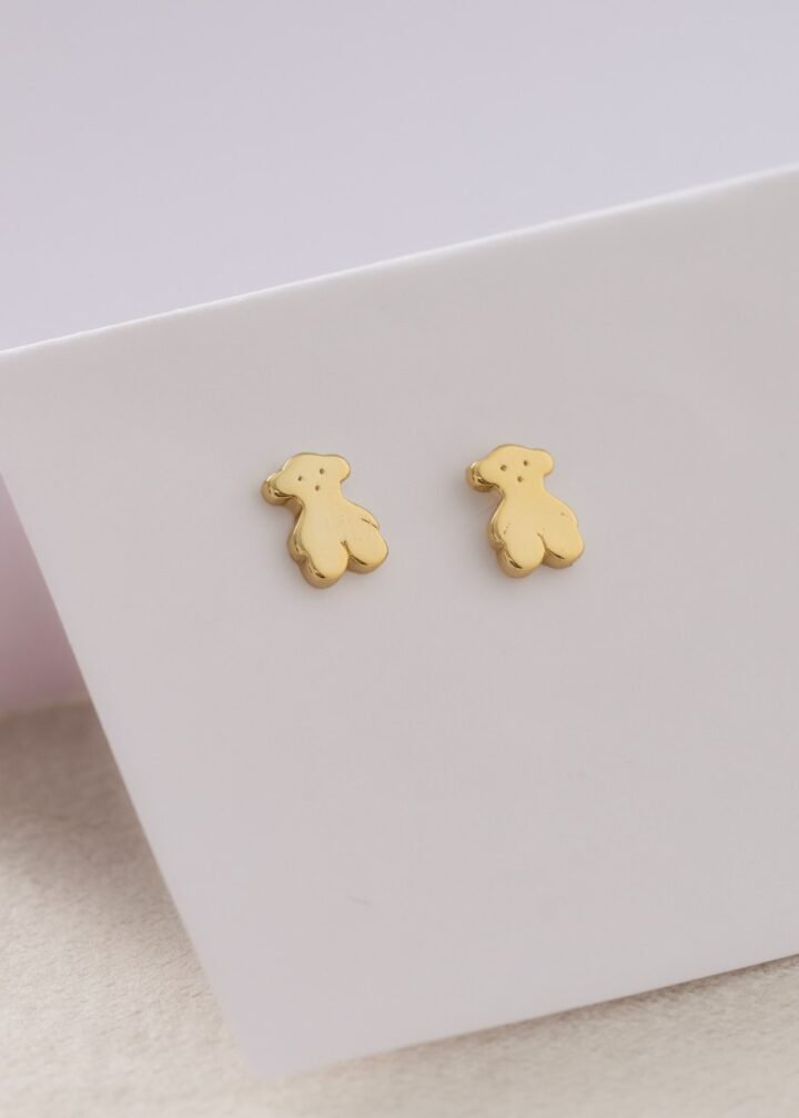 Arete Oso Tous Oro Laminado 18k