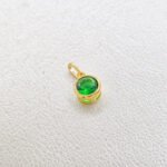 Dije Punto de Luz Redondo Oro Laminado 18k