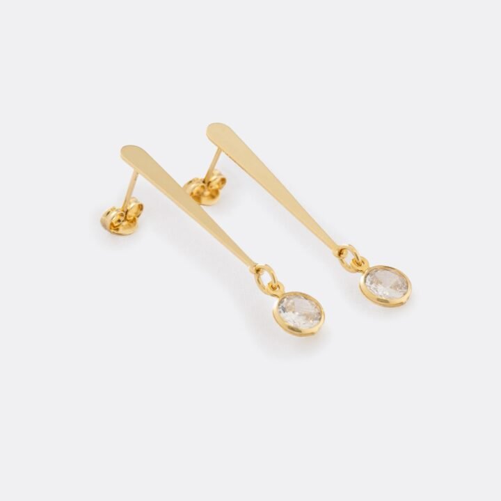 Aros Lisos Byzantine Oro Laminado 18k