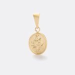 Colgante Virgen del Carmen Oro Laminado 18k