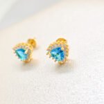Arete Bondi Heart Oro Laminado 18k