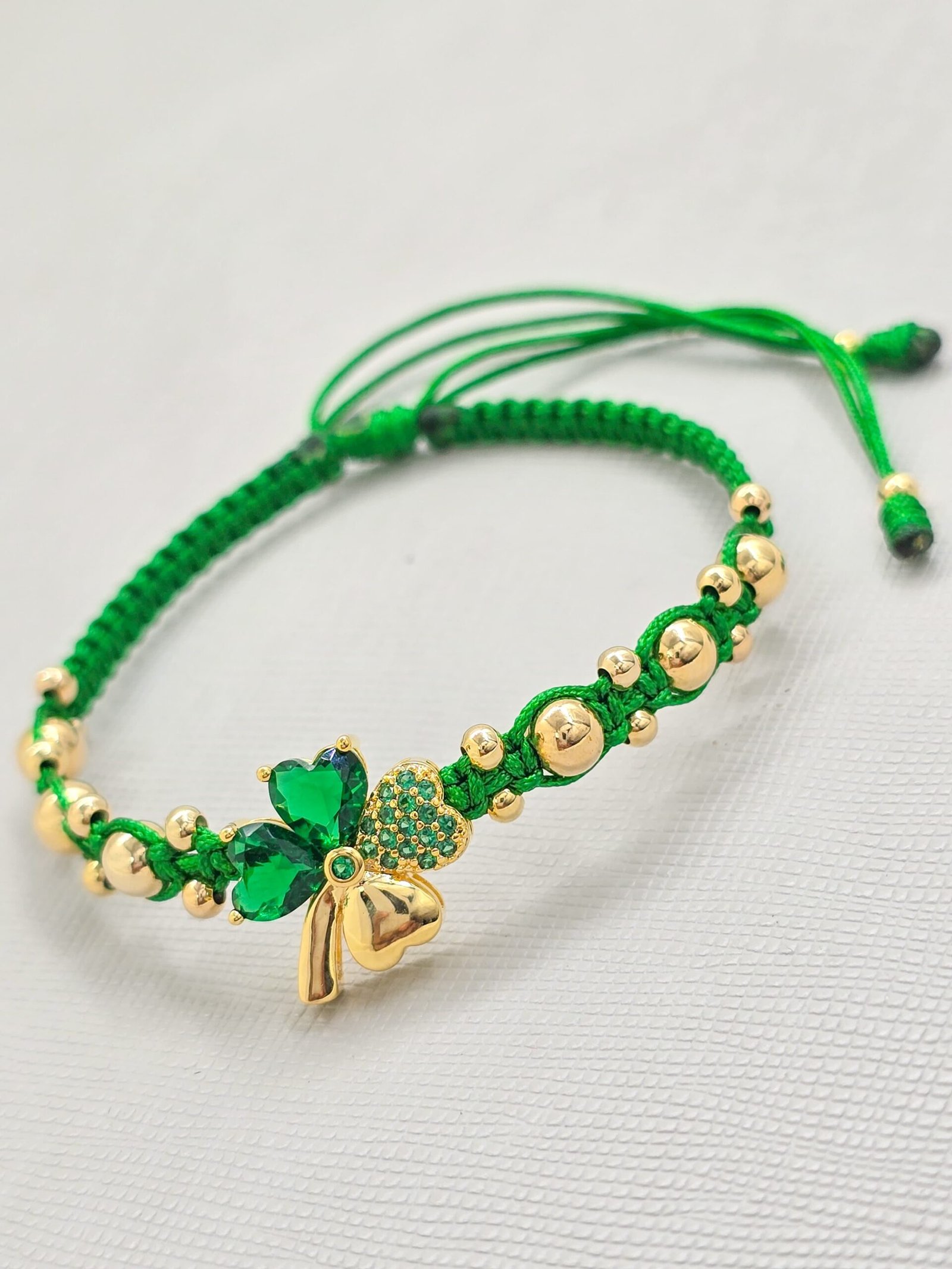 Brazalete Trébol Cora Oro Laminado 18k