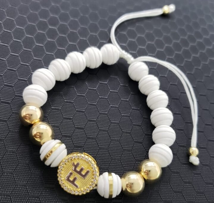 Pulsera con Herraje FE Oro Laminado 18k