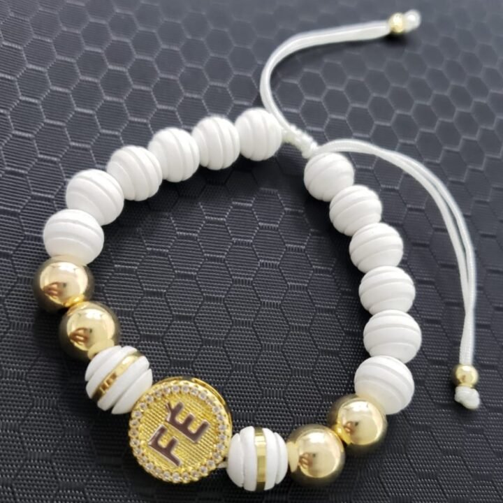 Pulsera con Herraje FE Oro Laminado 18k