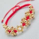Brazalete con estrella de David Oro Laminado 18k