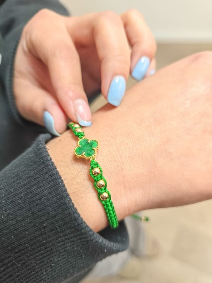 pulsera Van Cleef Oro Laminado 18k