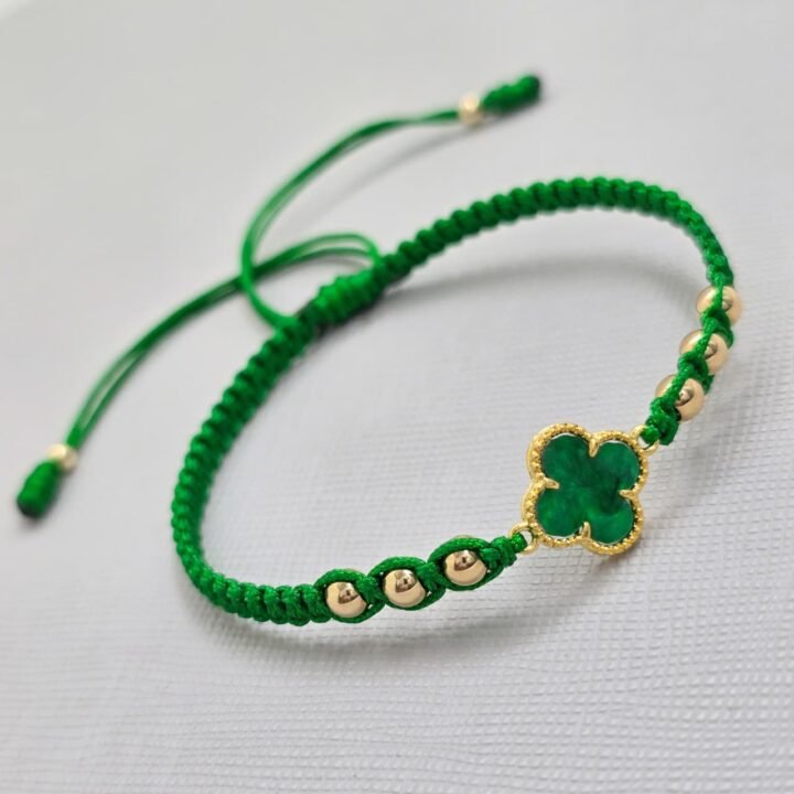 pulsera Van Cleef Oro Laminado 18k