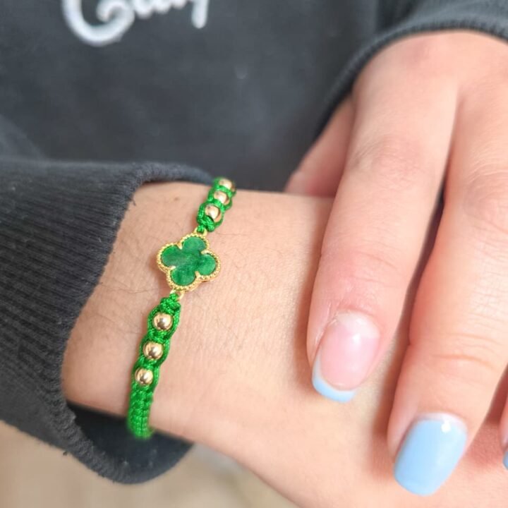 Pulsera Van Cleef Oro Laminado 18k