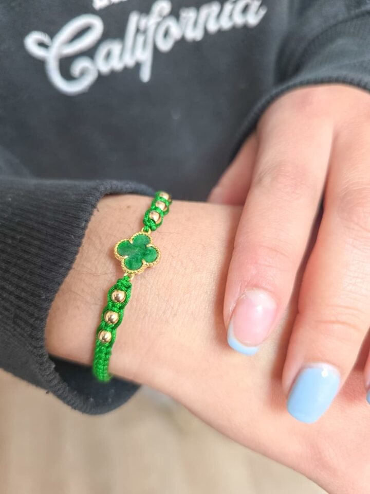 pulsera Van Cleef Oro Laminado 18k